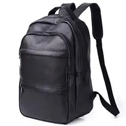 Чоловічий рюкзак для ноутбука та документів з натуральної шкіри Tiding Bag B2-37342A чорний