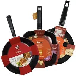 Набір сковорідок Victor & Henry Schulte-Ufer ROHE 26-28 см 3 штуки