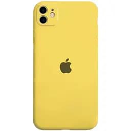 Чохол Epik Silicone Case Full Camera Protective (AA) для Apple iPhone 12 (6.1) Жовтий/Yellow