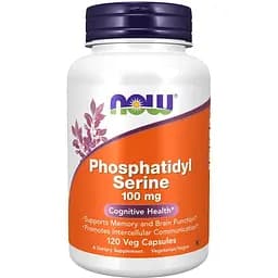 Фосфатидилсерин Now Phosphatidyl Serine 100 мг 120 вегакапсул