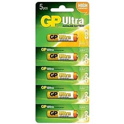 Батарейка GP ЦБ-00107613 Ultra 24AU-UR5 щелочная LR03 AAA 1 шт.