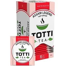 Чай чорний Totti Tea Легендарний Ассам в пакетиках 25 шт