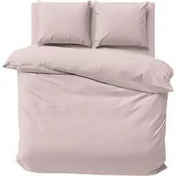 Комплект постельного белья LeLit Евро 200х215 см микрофибра P-0198/2 пудровый (le2000000304304)