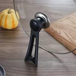 Ручка підставка для кришки каструлі сковороди 15.5 см, Kitchen Master Жовтий 86481 - мініатюра 4