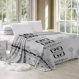 Елегантне велюрове покривало затишне М'яка оксамитова поверхня для дому Плед із мікрофібри Велофт Живанші 150х220 см