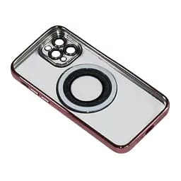 Магнітний чохол XON PhoneCase Magnetic для iPhone 11 Pro (PCMC1111300P 8314) Рожевий/Прозорий - мініатюра 2