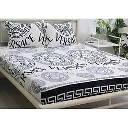Простирадло на резинці з наволочками Tag Tekstil (160х200х20) VL-003