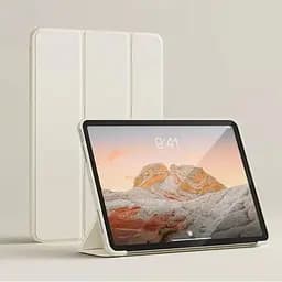 Чохол-книжка BeCover Tri Fold Soft TPU Silicone для Apple iPad Pro 13" M4 2024 Beige (711751) - мініатюра 2