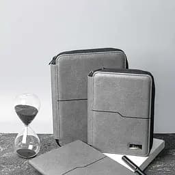 Блокнот для конференцій Fizz Business Zipper Bag Grey (6930114521372) [106561] - мініатюра 2
