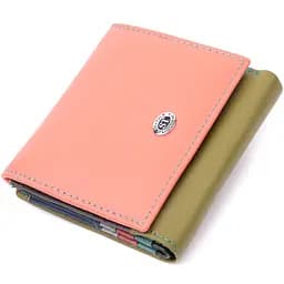 Кожаный женский кошелек ST Leather 10х9.5х1.5 см acs0029462