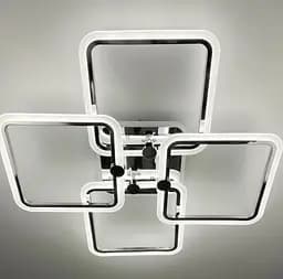 Светодиона люстра chrome на 4 рожка квадратной формы Line.F A 2503/4S CR