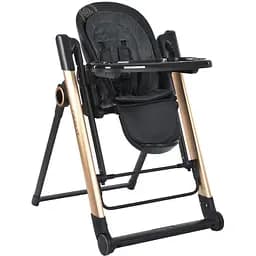 Стільчик для годування-гойдалка El Camino ME 1102 еко-шкіра з Bluetooth функціями, бежевий