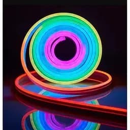 Лента неоновая силиконовая LED Neon с блоком питания 5M 12 Вт-220 Вт Разноцветна