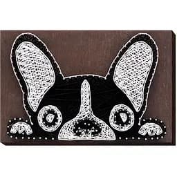 Набір стрінг-арт Abris Art Французький бульдог ABC-010 дерев'яна основа