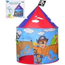 Дитячий намет Bambi M 3317 Будиночок з піратом з сітчастими вікнами та легким входом (105x105x125 см)