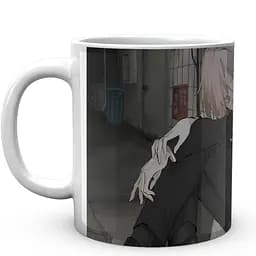 Кружка GeekLand Chainsaw Man Человек Бензопила Ангел Дьявол CM 02.25 330 мл белая