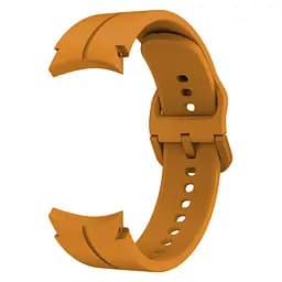 Ремінець для Samsung Galaxy Watch 5 44mm - жовто-гірчичний ширина кріплення 20мм силікон розмір L Watchbands Five Classic (W10-9WB12253133) - мініатюра 2