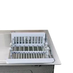Кухонна мийка Kroner KRP Gebürstet - 5050HM (3,0/1,0 мм) CV022800, Нержавіюча сталь - мініатюра 7