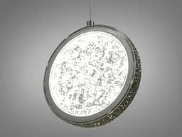 Стельова люстра LED Diasha 3005/1HR, 8W, хром, сучасний стиль для коридору, вітальні, кухні, офісу - мініатюра 2
