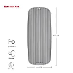 Килимок для сушки посуду KitchenAid Sinkware сірий (KEG186OHGSA) - мініатюра 4