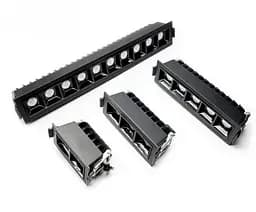 Світильник точковий врізний KLOODI KD-POINT 10X2 20W 3K BK - мініатюра 2