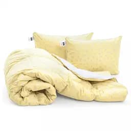 Набір MirSon пуховий №9518 Bio-Beige зима ковдра 140х205 см + подушка бежевий (2200010805123) - мініатюра 2