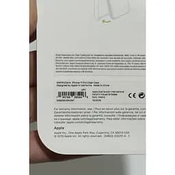 Оригінальний протиударний чохол Apple Clear Case Hardshell для iPhone 11 Pro (5.8") Прозрачный (MWYK2ZM/A) - мініатюра 3