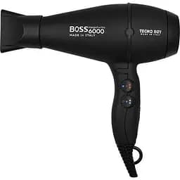 Фен стайлер Tecnodry Boss 6000 2500W концентратор 2 швидкості 4 температурні режиму Чорний 2500Вт