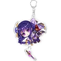 Брелок Genshin Impact Raiden Shogun акриловий 5 см