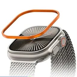 Захисна рамка BlueO Titanium Frame для Apple Watch Ultra 1/2/3 49mm Orange - мініатюра 2