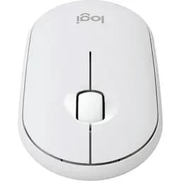 Бездротова миша Logitech Pebble Mouse 2 M350s White Bluetooth (910-007013) - мініатюра 4
