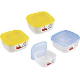 Контейнер для продуктов квадратный 0,5 л, 2 шт. в упаковке