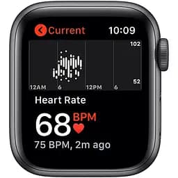 Смарт-годинник Apple Watch SE GPS 40 mm Space Gray Aluminium Case with Black Sport Band - Regular Model A2351 (Grade C) Seller Refurbished - мініатюра 4
