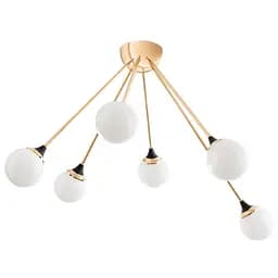 Люстра Brille потолочная молекула в спальню E14 40W G (BL-415C/6)