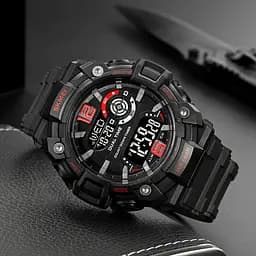 Наручний годинник чоловічий 2018RDBK Red-Black Skmei acs0030389 - мініатюра 4