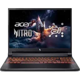 Игровой ноутбук ACER Nitro V16 AI ANV16-42-R2LM, AMD Ryzen 7260 до 5.1 ГГц, 16" WUXGA, 32 ГБ, SSD 1 ТБ, NVIDIA GeForce RTX 5060 8 ГБ, Free DOS