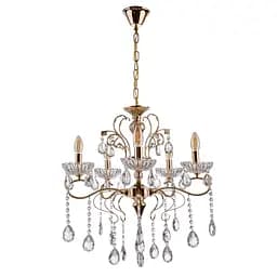 Люстра підвісна Brille кришталева свічка E14 40W (BCL-667S/5)