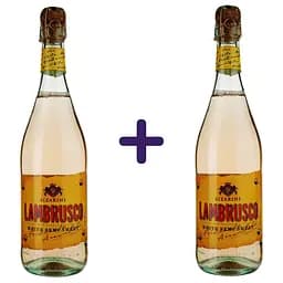 Вино Sizarini Lambrusco ігристе, біле, напівсолодке 1.5 л (2 шт. х 0.75 л)