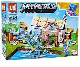 Конструктор детский Minecraft Поселение, LB1200, 486 деталей, 42x31 см