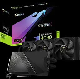 Видеокарта GeForce RTX 4090 24GB Gigabyte Aorus Xtreme WaterForce (GV-N4090AORUSX W-24GD) Б/У