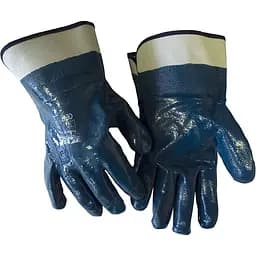 Рукавички робочі Werk WE2113 манжет крага сині з нітриловим покриттям розмір 10