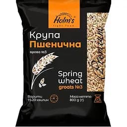 Крупа пшеничная Holm's light food яровая №3, 800 г