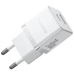 МЗП Baseus Palm Fast Charger 30W (1USB-A/1C) (P1011160A) Moon White - мініатюра 2