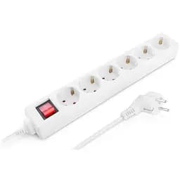 Мережевий фільтр живлення REAL-EL RS-6 Protect M 1.8m, white (EL122300031) - мініатюра 7