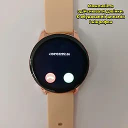 Смарт годинник T2 Pro Active 2 Bluetooth, встановлення свого фону, прийняття/здійснення дзвінків Золотой - мініатюра 3