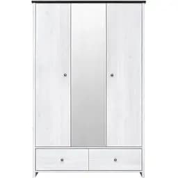 Шкаф для одежды с зеркалом ВМК (БРВ) Порто SZF2D1L2S Джанни/Сосна Ларико (BRW-1834)