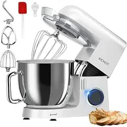 Кухонний комбайн Kichot тістоміс міксер 1800 Вт SM-1570N чаша 10 л White