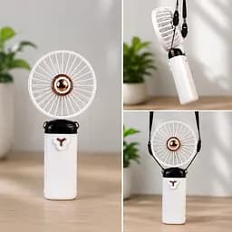 Портативний складний вентилятор / Вентилятор ручний акумуляторний Mini Fan TP-01 - мініатюра 4