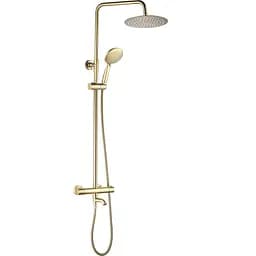 Душова система VBI Milano gold з термостатом і виливом VBI-050111GL, Золотий