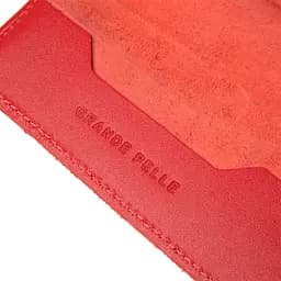 Жіноча шкіряна обкладинка на паспорт GRANDE PELLE 10х13,5х1 см acs0018500 - мініатюра 4